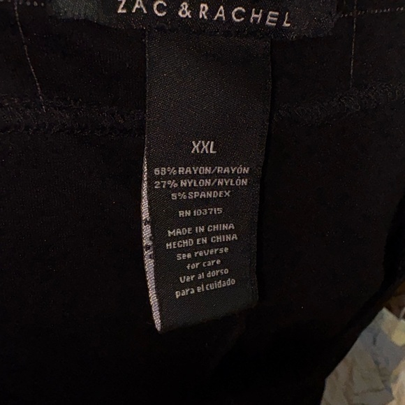 Zac & Rachel Dark Checkered Pants - Picture 2 of 3